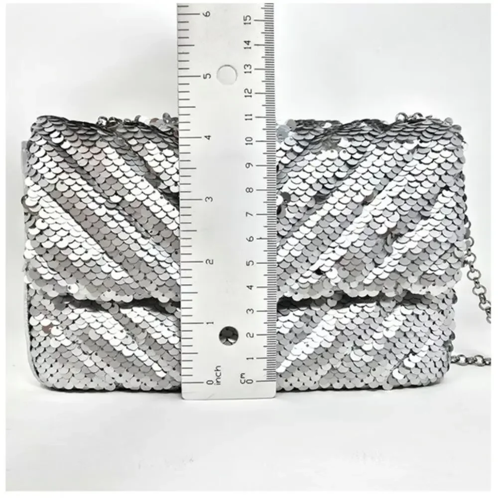 MSRP: $50 | ✨ Nicole Miller Sequin Chain Strap Crossbody Bag – NWT  ✨QUICK SHIP